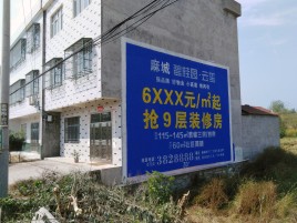 汉川墙体广告质量分析