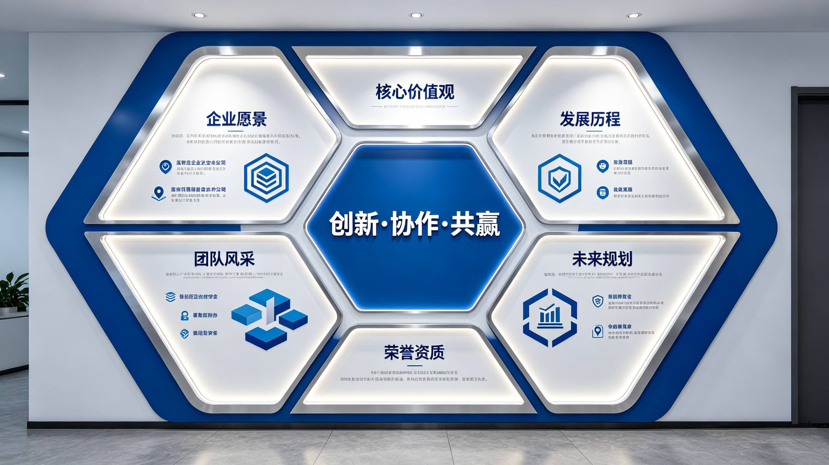汉川企业文化墙六边形避坑指南（新手常犯5个错误）